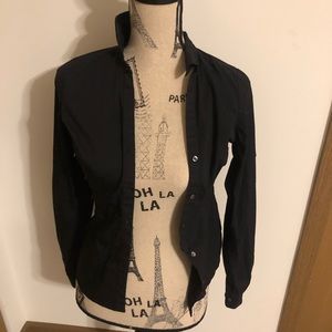 Black button up